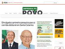 Tablet Screenshot of imprensadopovo.com.br